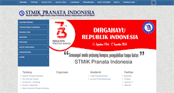 Desktop Screenshot of pranataindonesia.ac.id